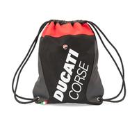 DUCATI - Sacca Zaino In Poliestere, Chiusura Con Cordino Da 8 mm E Spallacci In Maxi Corda Da 1 Cm, Zaino Sport E Tempo Libero