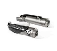 Ducati Scrambler 1100 / Pro / Sport / Dark 18-20 Kit Slip-On Twin Akrapovic