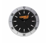 Ducati Scrambler Orologio da Parete Wall Clock Nero Argento originale 987694544