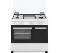 Ducati SD490GWE - Cucina a gas con forno a gas, 90x60, bianco