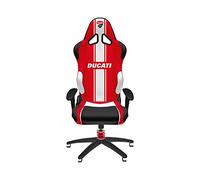 Ducati Sedia Race 2.0 Sedia Gaming Ufficiale Bianca Rossa sedia ufficio reclinabile