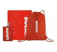 DUCATI |Confezione Regalo, Profumo Uomo da 50ml + Zainetto a Sacca
