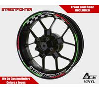 DUCATI StreetFighter Decalcomanie Ruote Adesivi Cerchi V2 V4S V4