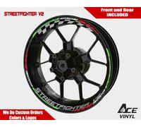 DUCATI StreetFighter V2 decalcomanie ruote adesivi cerchioni V4 V4S