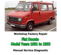 Ducato 1981-1993 Guida di riparazione tecnica automatica Manuale di servizio officina per strumenti di riparazione e diagnostica auto