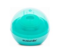 Suavinex sterilizzatore portatile per ciucci con luce UV, elimina il 99% dei germi in 3 minuti, funziona con batterie o USB,senza agenti chimici, ottimo per viaggiare, Duccio Verde