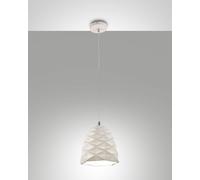 FABAS LUCE Duchessa lampada a sospensione E27 1 x 40 W Ø20 cm, 3533-40-102, Duchessa [Lampade per Interni > Lampade a Sospensione]