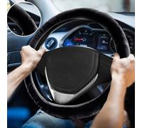 DUCHSAN Coprivolante Auto in Lana per Kia Stonic I 2017-2024, Antiscivolo, in Peluche,soffice e in Lana Calda, Resistente e Ad Alta Elasticità,O