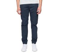 Duck And Cover Chemmer Mens Cargo Jogger Designer Pantaloni Neri Tasche