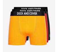 Duck And Cover Fiery Designer Boxer Da Uomo 3 Pezzi Multicolore