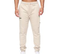 Duck And Cover Heningys Jogger Da Uomo Casual Activewear Beige