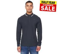 Duck And Cover Roxberry Polo Uomo Comfort Maniche Lunghe Navy Taglia S