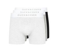 Duck And Cover Sagnet Boxer Da Uomo In Cotone 3 Pezzi Grigio