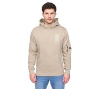 Duck And Cover Tremake Felpa Uomo Cappuccio Casual Beige Light Pebble