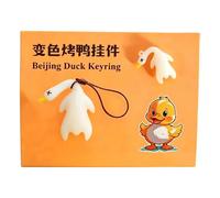 Duck Bag Charm - 12 pezzi UV Color Changing Kawaii Animal Keychain Set per accessori per borse | Cute Decorative Duck Charms for Backpack Wallet Phone Tote Suitcase School Use