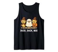 Duck Boo Funny Cute Spooky Halloween Men Women Kids Canotta