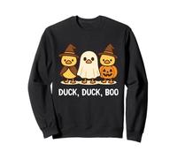 Duck Boo Funny Cute Spooky Halloween Men Women Kids Felpa