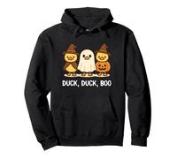 Duck Boo Funny Cute Spooky Halloween Men Women Kids Felpa con Cappuccio