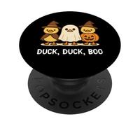Duck Boo Funny Cute Spooky Halloween Men Women Kids PopSockets PopGrip Adesivo