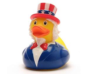 Duck Boutique - Uncle Sam Canard de bain - Canard de bain - L : 8,5 cm