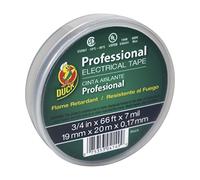 Duck brand 299019 Professional grade Electrical tape, 3/10,2 cm da 66 metri, Single roll, nero