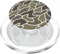 Duck Camo Waterfowl Caccia Rana Pelle Vintage Camouflage PopSockets PopGrip per MagSafe