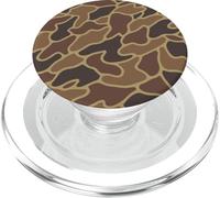 Duck Camo Waterfowl Caccia Rana Pelle Vintage Camouflage PopSockets PopGrip per MagSafe