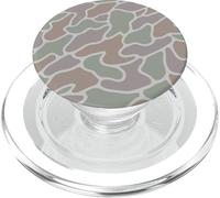 Duck Camo Waterfowl Caccia Rana Pelle Vintage Camouflage PopSockets PopGrip per MagSafe