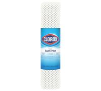 Duck Clorox 288002 Tappetino da bagno imbottito in schiuma per vasche, bianco, 43,2 x 91,4 cm