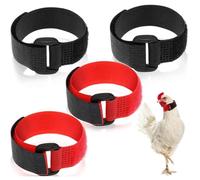 Duck Collar | 4 pezzi Collars regolabili | Nylon Dog Collar Prevent Chickens Cats Dogs Ducks Ducks from Screaming And Disturbing Membri Famiglia Neighbors