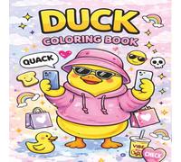 Duck Coloring Book: Fun and easy coloring pages for kids and adult