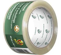 Duck, confezione da 1 rotolo di nastro adesivo trasparente da 48 mm x 66 m