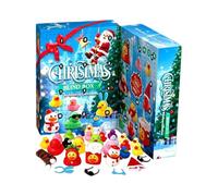 Duck Countdown Toys, 24 Day Assorted with Collectible Figure Design, Christ | Mini Duck Toy Countdown Calendar Set for Kids Parents Preschoolers School Kindergarten