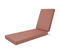 Duck Covers Weekend - Cuscino impermeabile per chaise longue da esterno, 182 x 53 x 7,6 cm, in legno di cedro, 72 x 21 x 3T