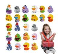 Duck Di Halloween - Duck Di Gomma Assortiti, Giocattoli Per Doccia | Bambini Di Halloween 24 Pezzi Per Eventi Trucchi O Trattati, , Premi In Classe, Divertimento Da Bagno, Dec
