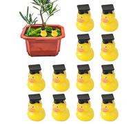 Duck Di Qualità, Anatra Finale Resina Sintetica-12 Resina Vano Vano Ornamenti Auto Per Anatre Recinzione Grado-mini-recinzione Resina Sintetica Per L'Ultima Festa Di Compleanno,