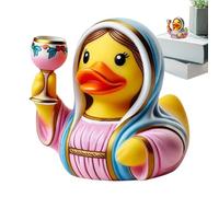 Duck Figurine - Christmas Religious Jesus Duck, Cute Holiday Home Decor for Adults, Kitchen, Office, Car, Bedroom, Desk, Dashboard, Church, Studio, Living Room, Table, Event Display | Festive with Sea