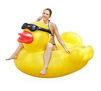 Duck Float - Galleggianti gonfiabili per piscina a forma di gigante, giocattoli d'acqua, sedia da salotto, anelli da nuoto, zattere, per bambini, ragazze, adulti, lago, spiaggia, giardino