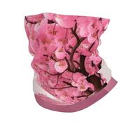 Duck Fly Upon River - Bandana multifunzionale per il collo, traspirante, elasticizzata, per uomo e donna, Scala in fiore di ciliegio rosa, Taglia unica