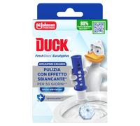 Duck Fresh Discs - Base per Dischi Gel Igienizzanti WC, Fragranza Eucalipto con agenti candeggianti - Confezione da 1 Applicatore e 6 Dischetti