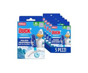 Duck Fresh Discs - Base per Dischi Gel Igienizzanti WC, Fragranza Marine - Formato Scorta 5 Applicatori, 30 dischetti