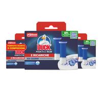 Duck Fresh Discs - Dischi gel igienizzanti WC, Colora l'acqua di blu ad ogni ris