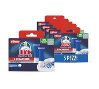 Duck Fresh Discs, Gel Igienizzanti WC, Blue, 10 Ricariche, 60 Dischi