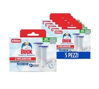 Duck Fresh Discs, Gel Igienizzanti WC, Eucalipto, 10 Ricariche, 60 Dischi