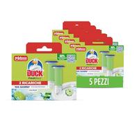 Duck Fresh Discs, Gel Igienizzanti WC, Lime, 10 Ricariche, 60 Dischi