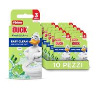 Duck Fresh Stickers, Strisce Adesive Gel Igienizzanti WC, Pine, 30 Strisce | Pulizia Facile ad Ogni Risciacquo, Formato Scorta da 10 Confezioni