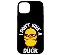Duck Funny Non me ne frega una papera Custodia per iPhone 15 Plus