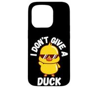 Duck Funny Non me ne frega una papera Custodia per iPhone 15 Pro