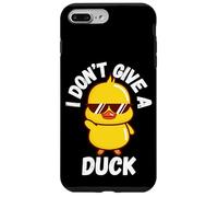 Duck Funny Non me ne frega una papera Custodia per iPhone 7 Plus/8 Plus