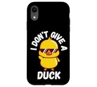 Duck Funny Non me ne frega una papera Custodia per iPhone XR